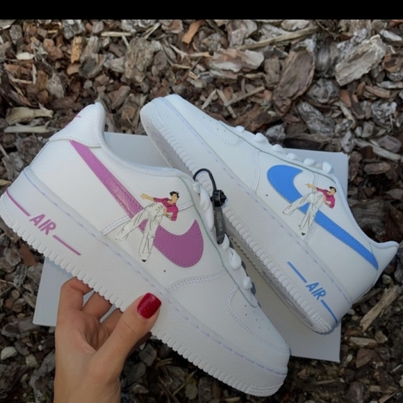 Nike Air Force custom Harry Styles shoes